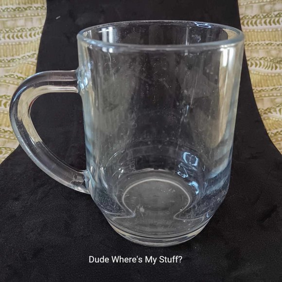 Arcoroc Spain Commercial Clear 8-ounce Glass Mug Coffee Cup Tea Cup - RARE Find - Picture 3 of 5